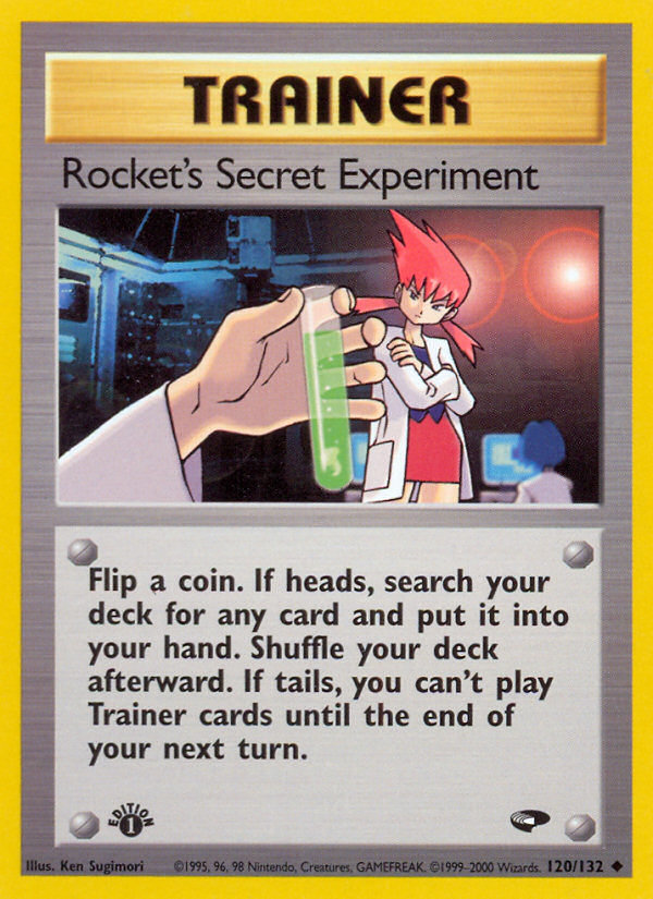 Rocket's Secret Experiment (120/132) [Gym Challenge 1st Edition] | GnG Games