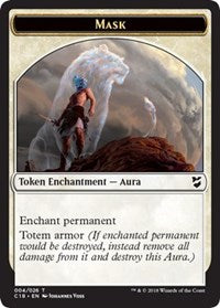 Mask // Beast (014) Double-sided Token [Commander 2018 Tokens] | GnG Games
