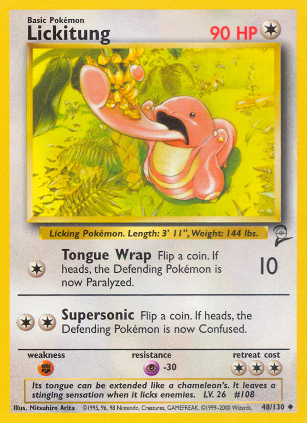 Lickitung (48/130) [Base Set 2] | GnG Games