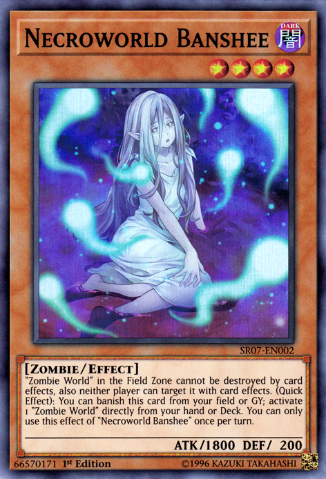 Necroworld Banshee [SR07-EN002] Super Rare | GnG Games