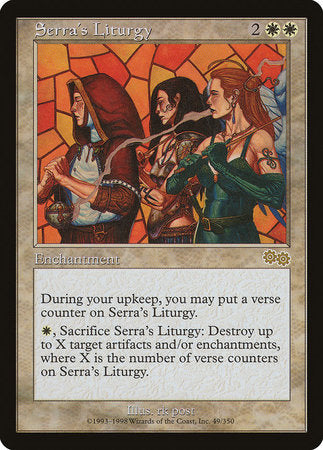 Serra's Liturgy [Urza's Saga] | GnG Games