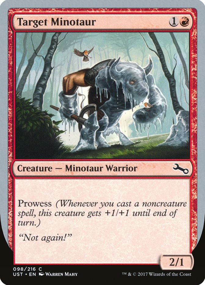 Target Minotaur (Ice Art) [Unstable] | GnG Games