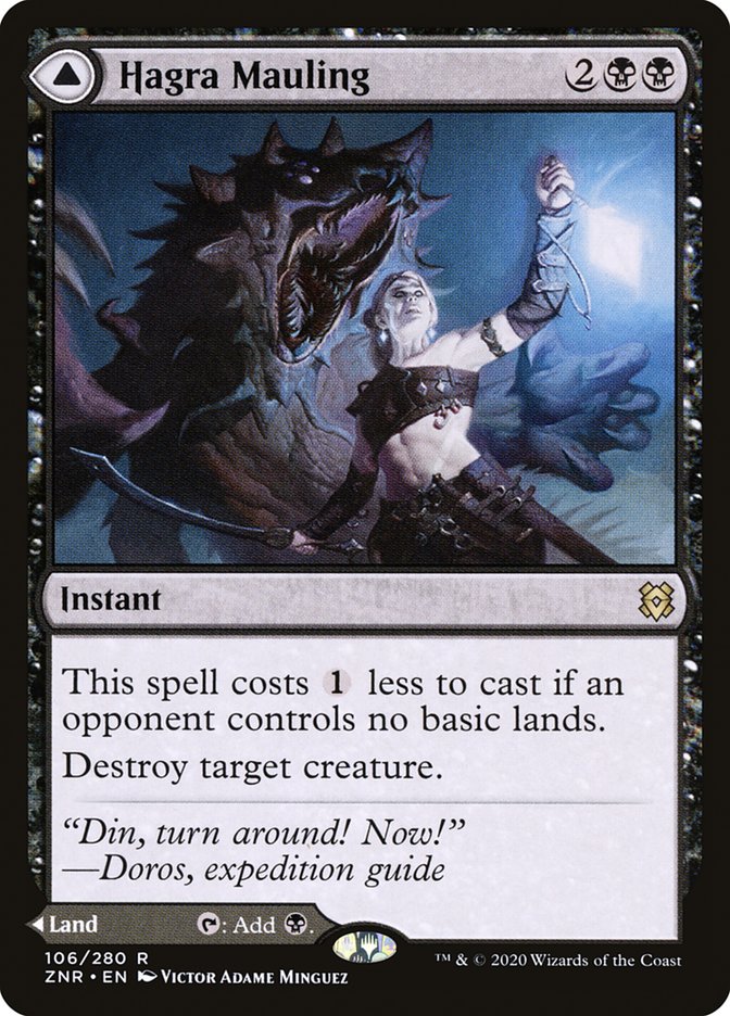 Hagra Mauling // Hagra Broodpit [Zendikar Rising] | GnG Games