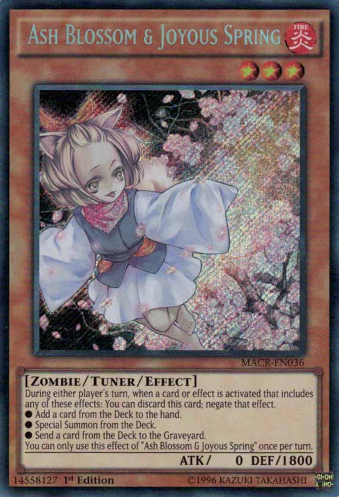 Ash Blossom & Joyous Spring [MACR-EN036] Secret Rare | GnG Games