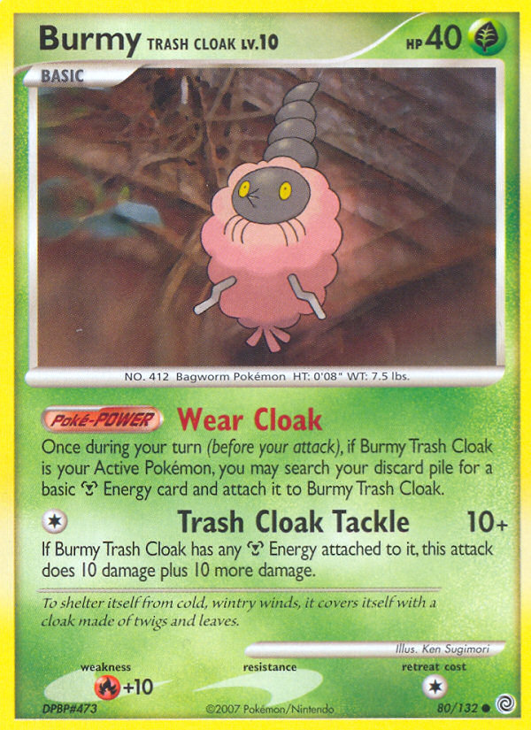 Burmy Trash Cloak (80/132) [Diamond & Pearl: Secret Wonders] | GnG Games