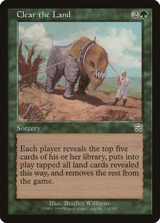 Clear the Land [Mercadian Masques] | GnG Games