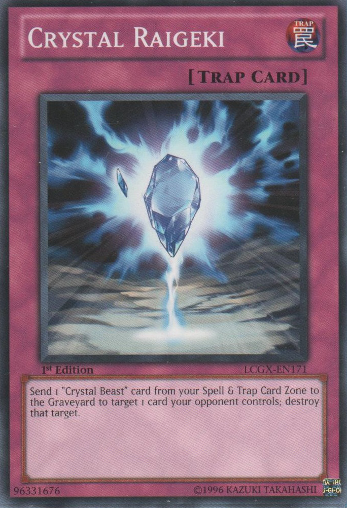 Crystal Raigeki [LCGX-EN171] Common | GnG Games