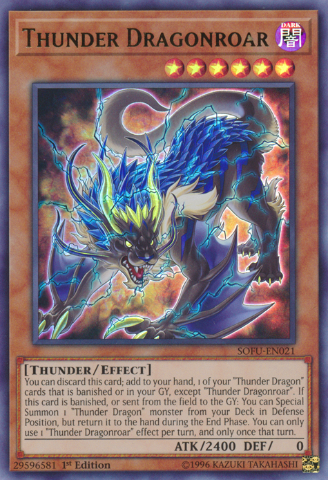 Thunder Dragonroar [SOFU-EN021] Ultra Rare | GnG Games