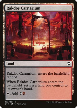 Rakdos Carnarium [Commander 2018] | GnG Games