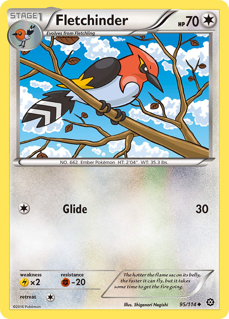 Fletchinder (95/114) [XY: Steam Siege] | GnG Games