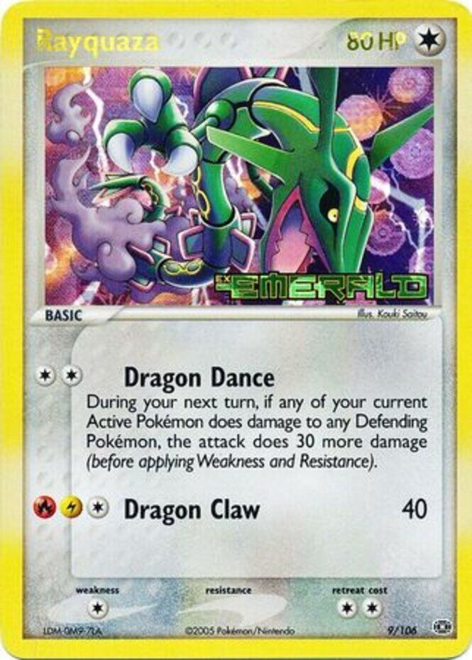 Rayquaza (9/106) (Stamped) [EX: Emerald] | GnG Games