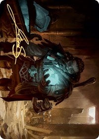 Vault Robber Art Card (Gold-Stamped Signature) [Kaldheim: Art Series] | GnG Games