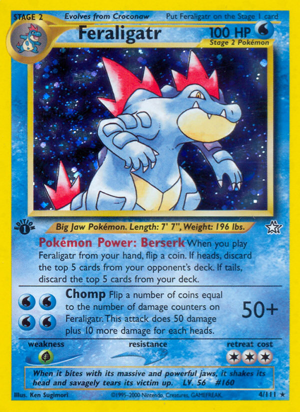 Feraligatr (4/111) [Neo Genesis 1st Edition] | GnG Games