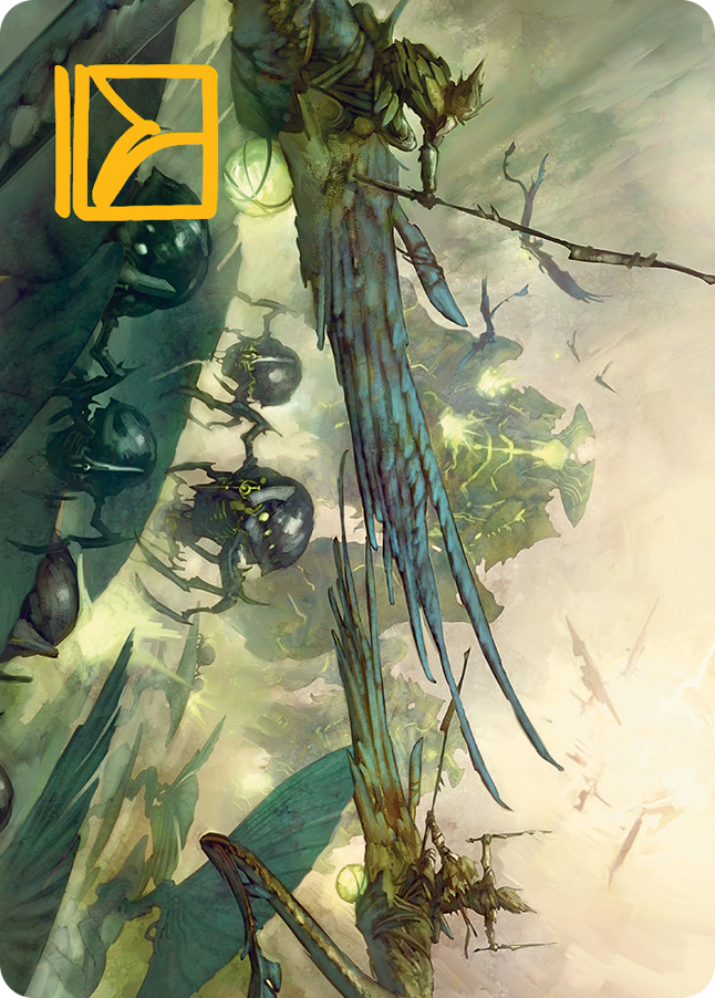 Invasion of Pyrulea Art Card (Gold-Stamped Signature) [March of the Machine Art Series] | GnG Games