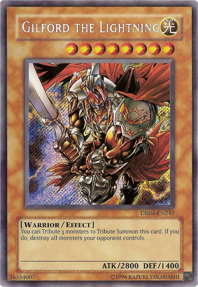 Gilford the Lightning [DR04-EN242] Secret Rare | GnG Games