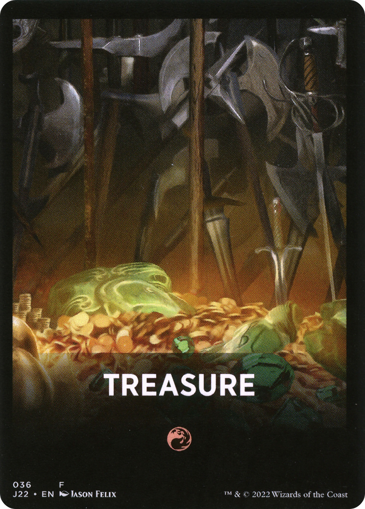 Treasure Theme Card [Jumpstart 2022 Front Cards] | GnG Games