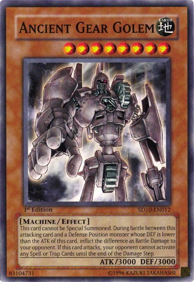 Ancient Gear Golem [SD10-EN012] Common | GnG Games