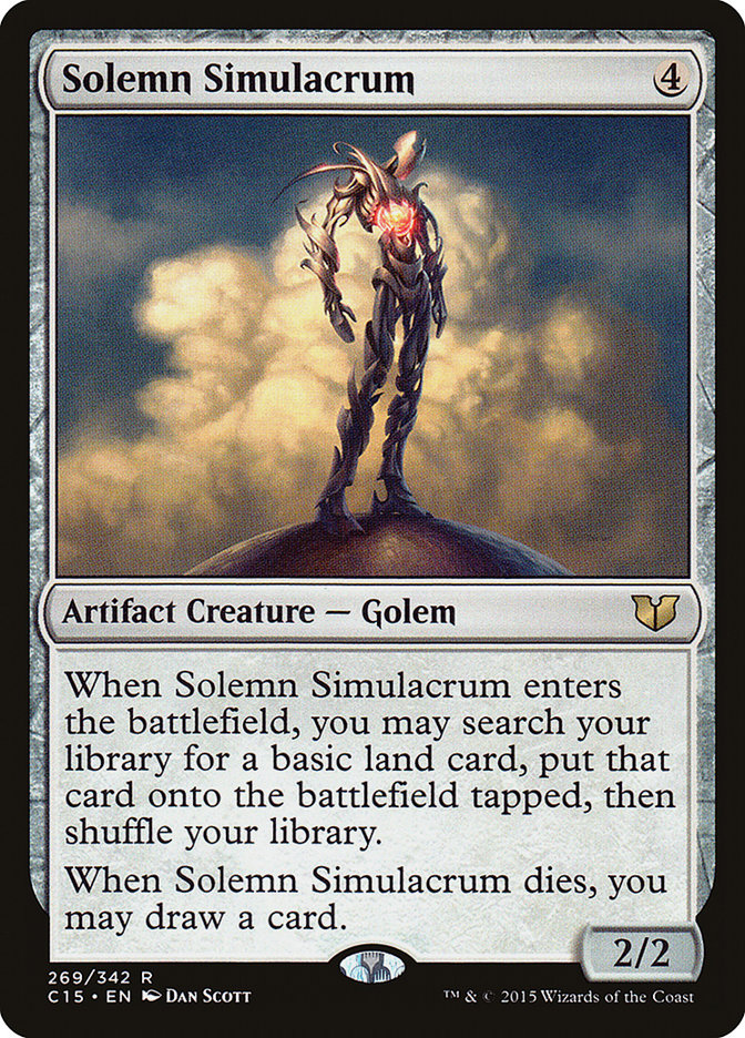 Solemn Simulacrum [Commander 2015] | GnG Games