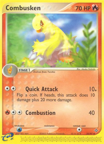 Combusken (25/97) [EX: Dragon] | GnG Games