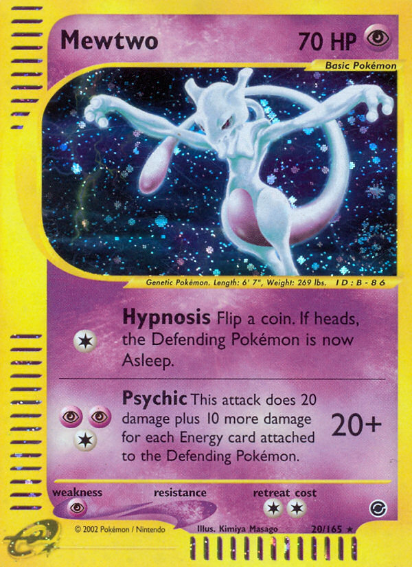 Mewtwo (20/165) [Expedition: Base Set] | GnG Games