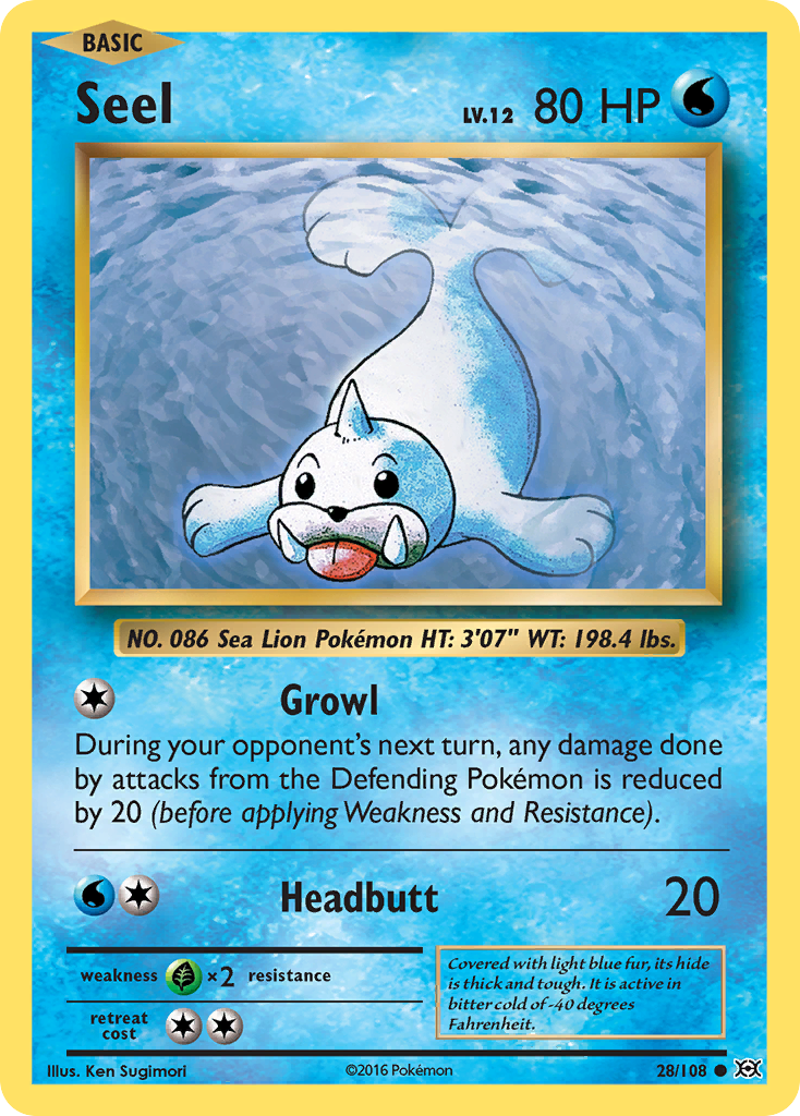 Seel (28/108) [XY: Evolutions] | GnG Games