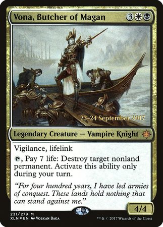 Vona, Butcher of Magan [Ixalan Promos] | GnG Games