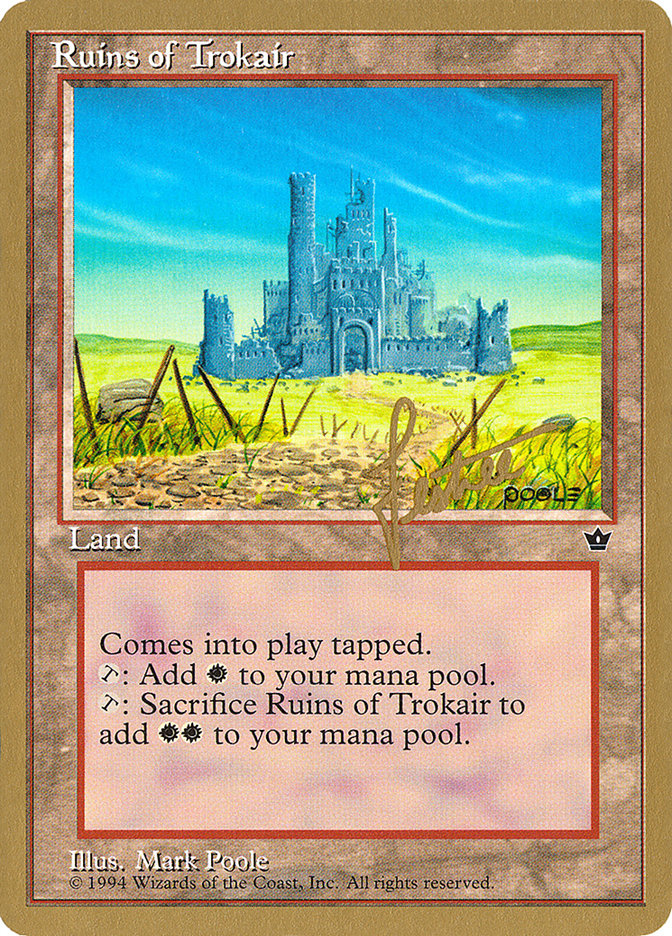 Ruins of Trokair (Bertrand Lestree) [Pro Tour Collector Set] | GnG Games