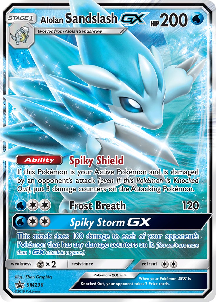 Alolan Sandslash GX (SM236) [Sun & Moon: Black Star Promos] | GnG Games