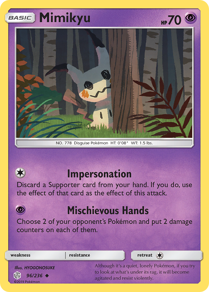 Mimikyu (96/236) [Sun & Moon: Cosmic Eclipse] | GnG Games