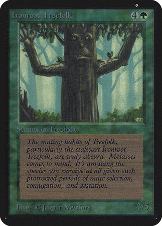 Ironroot Treefolk [Limited Edition Alpha] | GnG Games