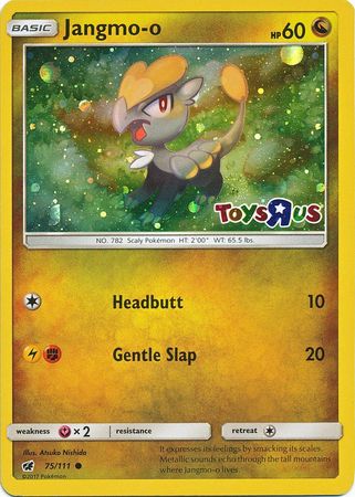 Jangmo o (75/111) (Toys R Us Promo) [Sun & Moon: Crimson Invasion] | GnG Games