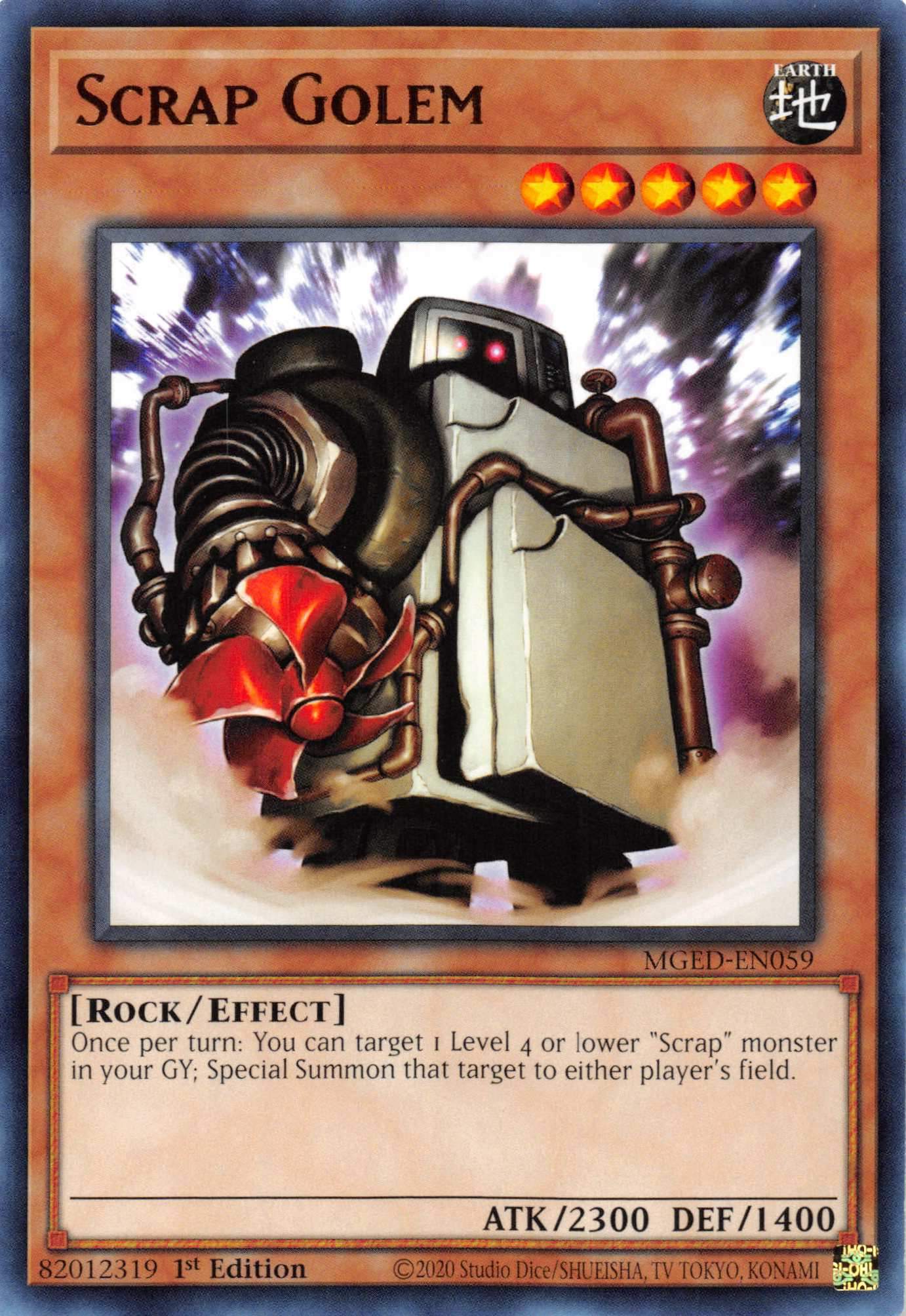 Scrap Golem [MGED-EN059] Rare | GnG Games