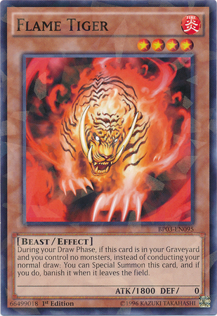 Flame Tiger (Shatterfoil) [BP03-EN095] Rare | GnG Games
