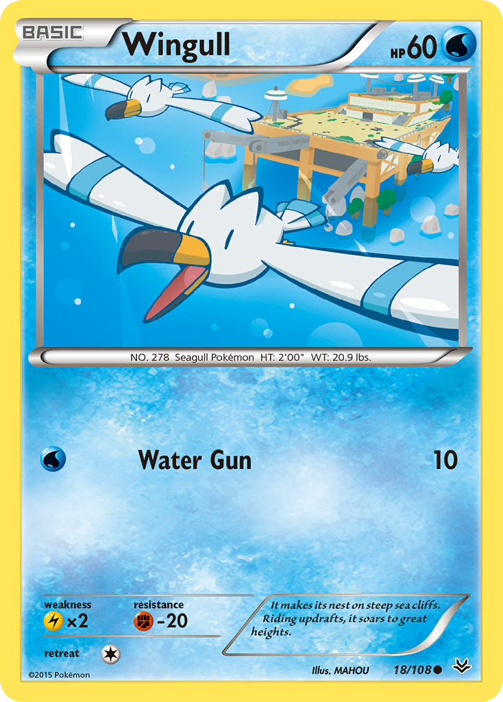 Wingull (18/108) [XY: Roaring Skies] | GnG Games