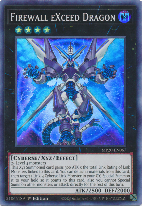 Firewall eXceed Dragon [MP20-EN067] Super Rare | GnG Games