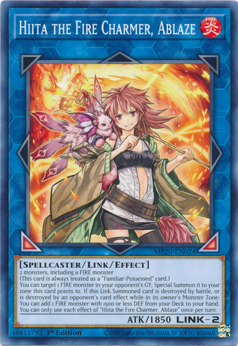 Hiita the Fire Charmer, Ablaze [MP20-EN024] Common | GnG Games