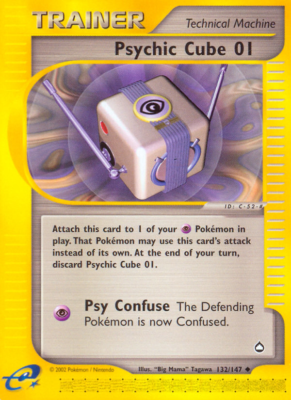 Psychic Cube 01 (132/147) [Aquapolis] | GnG Games