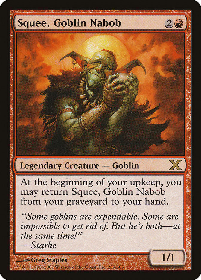 Squee, Goblin Nabob [Tenth Edition] | GnG Games