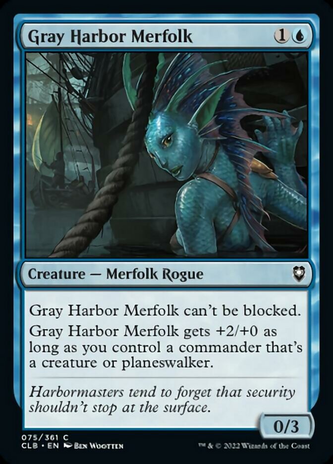 Gray Harbor Merfolk [Commander Legends: Battle for Baldur's Gate] | GnG Games