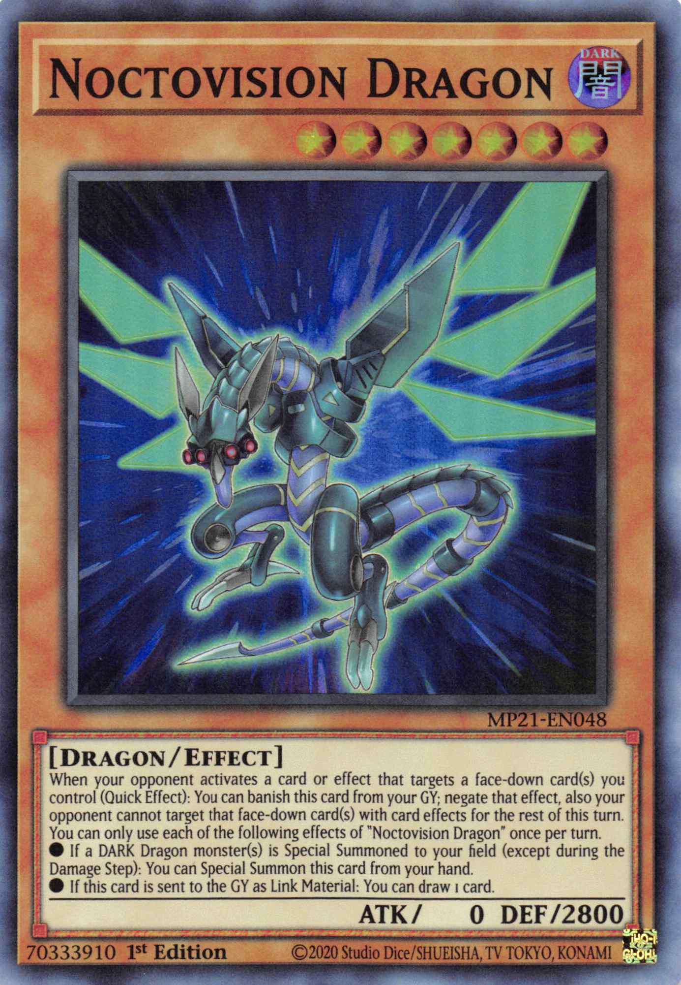 Noctovision Dragon [MP21-EN048] Super Rare | GnG Games