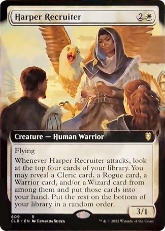 Harper Recruiter (Extended Art) [Commander Legends: Battle for Baldur's Gate] | GnG Games