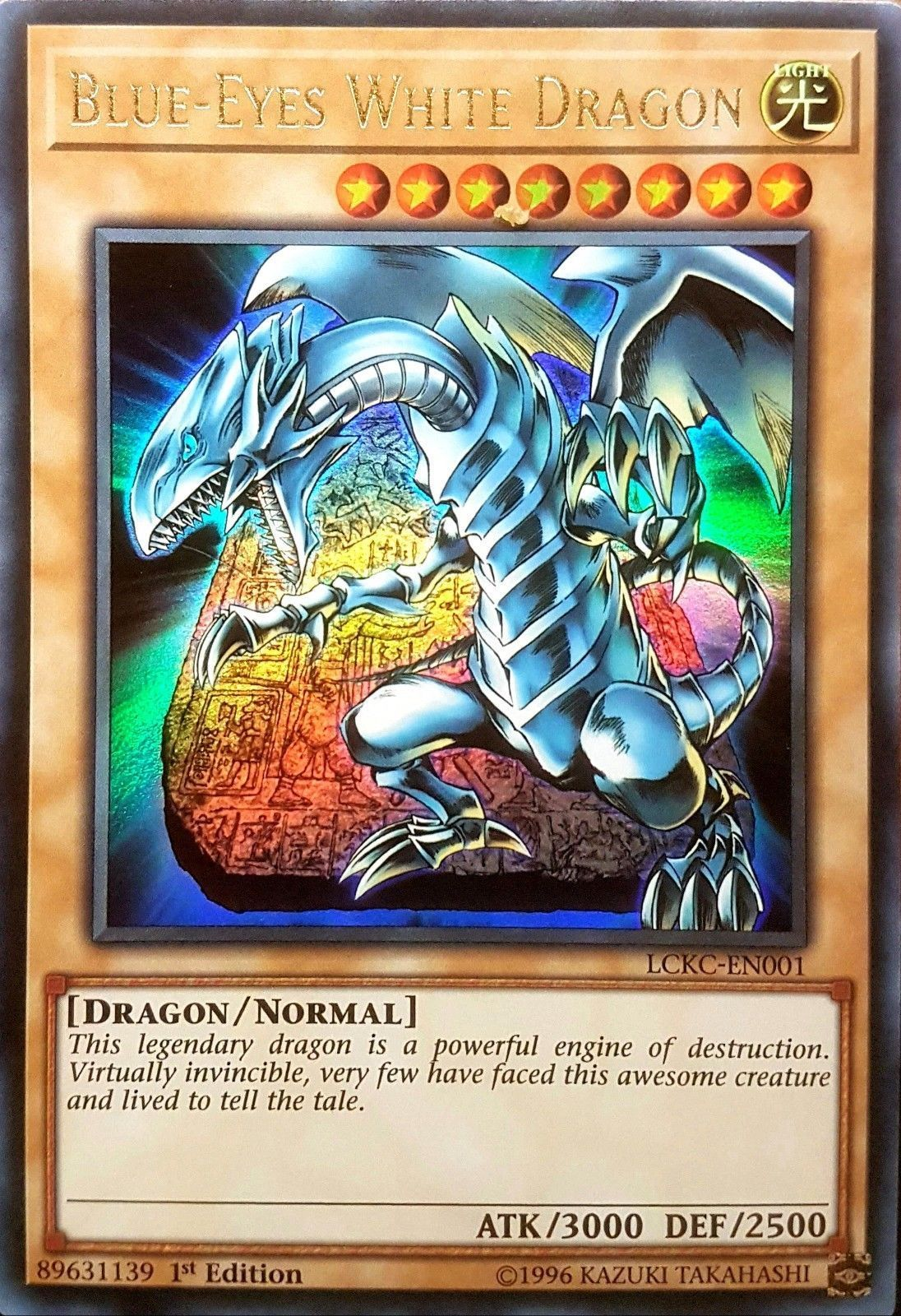 Blue-Eyes White Dragon (Version 4) [LCKC-EN001] Ultra Rare | GnG Games