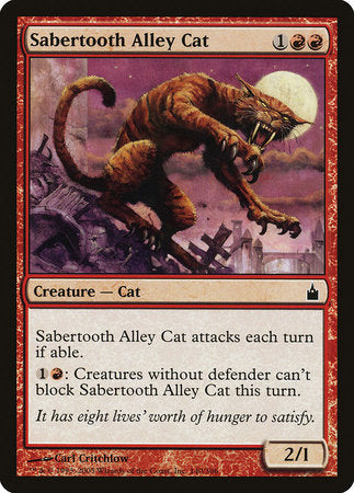 Sabertooth Alley Cat [Ravnica: City of Guilds] | GnG Games