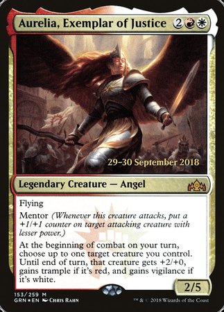 Aurelia, Exemplar of Justice [Guilds of Ravnica Promos] | GnG Games