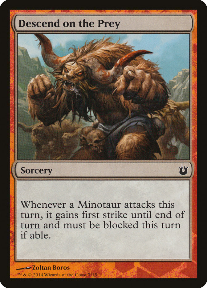 Descend on the Prey [Hero's Path Promos] | GnG Games