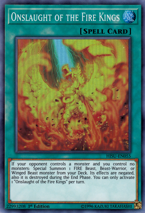 Onslaught of the Fire Kings [HISU-EN055] Super Rare | GnG Games