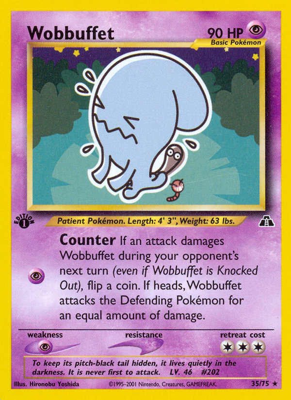 Wobbuffet (35/75) [Neo Discovery 1st Edition] | GnG Games