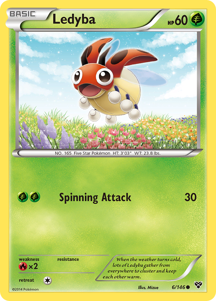 Ledyba (6/146) [XY: Base Set] | GnG Games