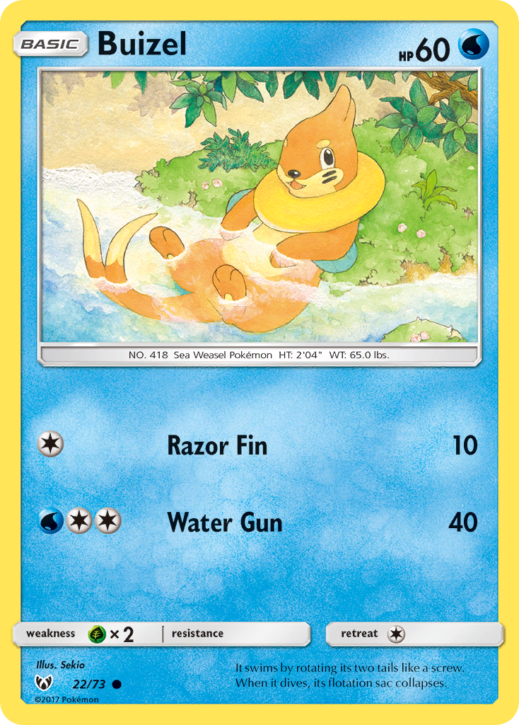 Buizel (22/73) [Sun & Moon: Shining Legends] | GnG Games