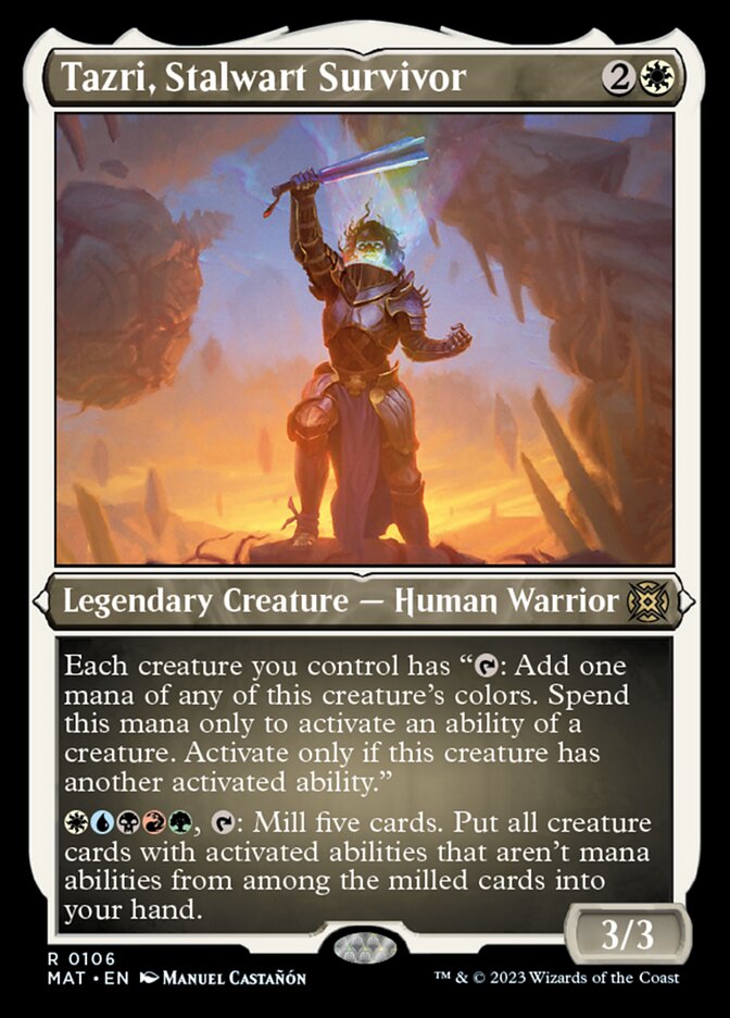 Tazri, Stalwart Survivor (Foil Etched) [March of the Machine: The Aftermath] | GnG Games